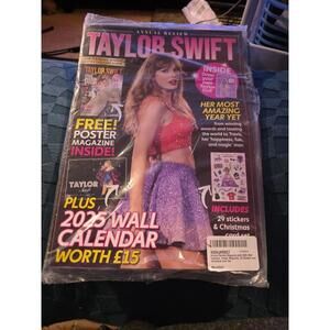 Sealed Taylor Swift Annual Review Magazine Calendar 2025 +29 Stickers